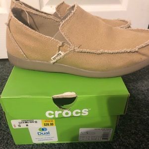 Santana Cruz men’s Khaki crocs size 10